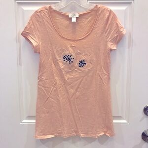 LOFT Appliquéd Poppies TEE *Cotton*